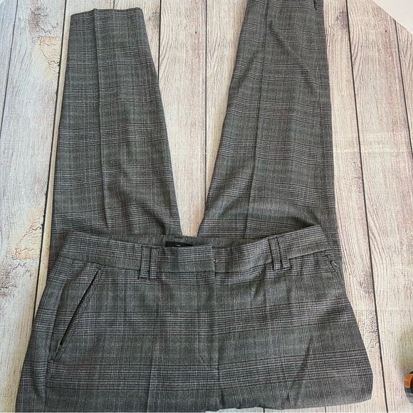 White House Black Market Checkered Pants 10 Long - Picture 1 of 9